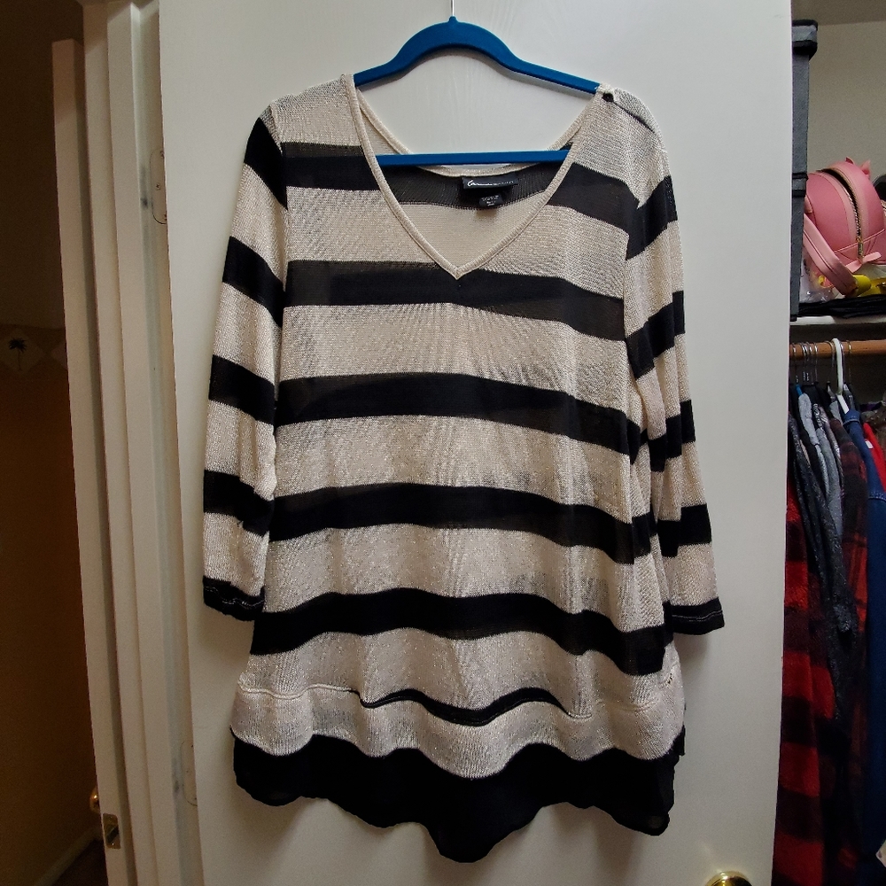 Sheer sweater